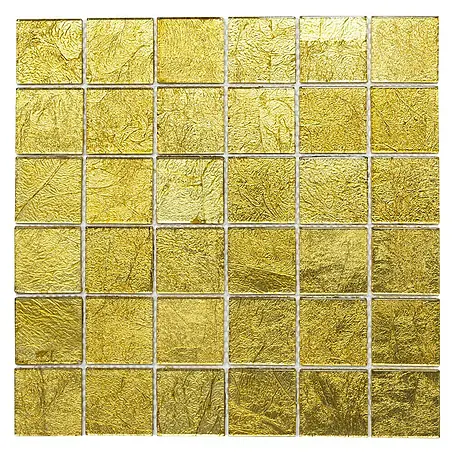 Mosaikfliese Quadrat Crystal Uni CM 4GO20