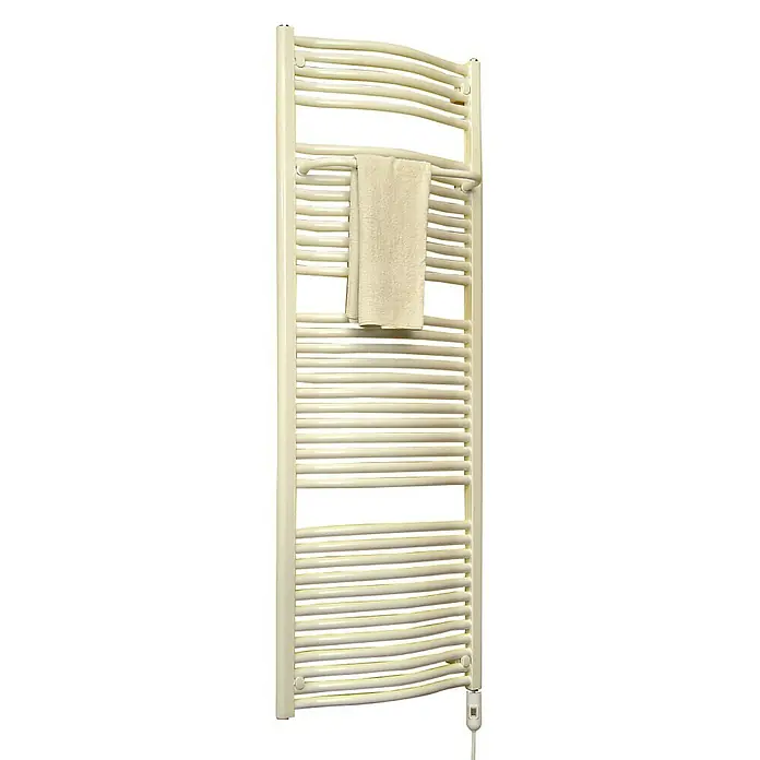 Admiral Elektro-Badheizkörper Mannheim - 60 x 177 cm, 900 W, Weiß, Heizstab - Vorderansicht