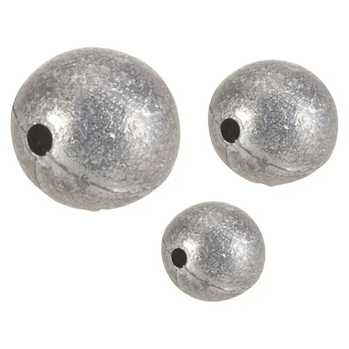 Westline Bleikugel - 8 g, 8 Stk., Mit Loch - Vorderansicht