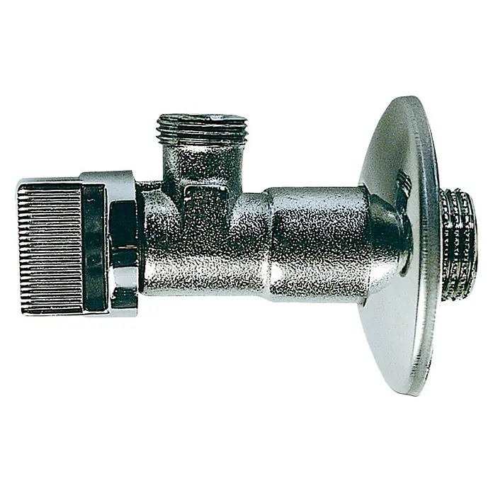 Llave de escuadra macho - ½″, Cromado