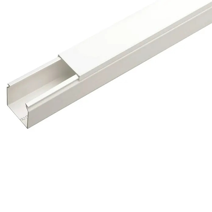 Canaleta para cables - L x An x Al: 2 m x 60 mm x 40 mm, Blanco