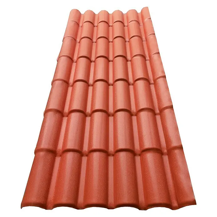 Placa de cubierta Coppo - Terracota, 2,24 m x 98 cm x 2,5 mm, PVC