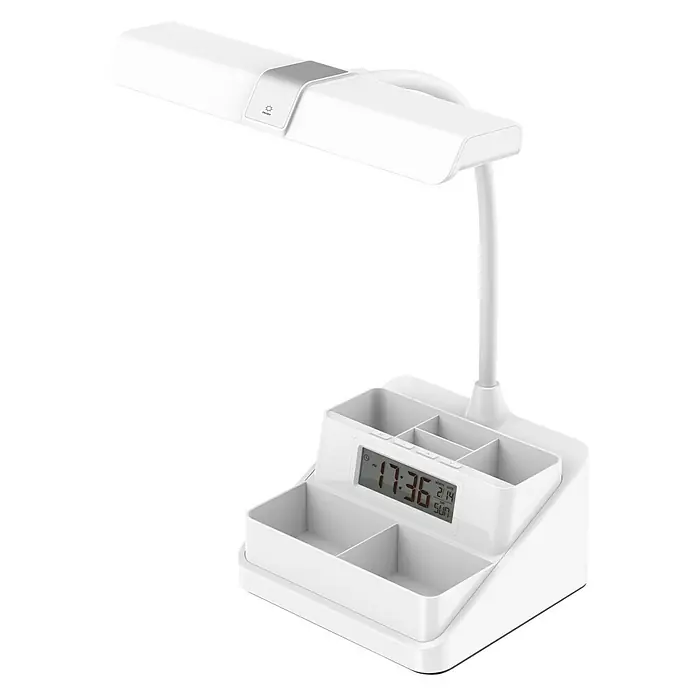 Lámpara de sobremesa LED Phil - 6 W, L x An x Al: 16,8 x 17,8 x 51,5 cm, Blanco, Blanco neutro