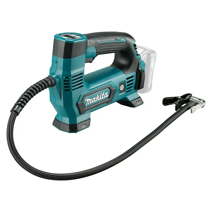 Makita Akku-Kompressor MP100DZ - 12 V, Li-Ionen, Ohne Akku, Max. Druck: 8,3 bar - Vorderansicht