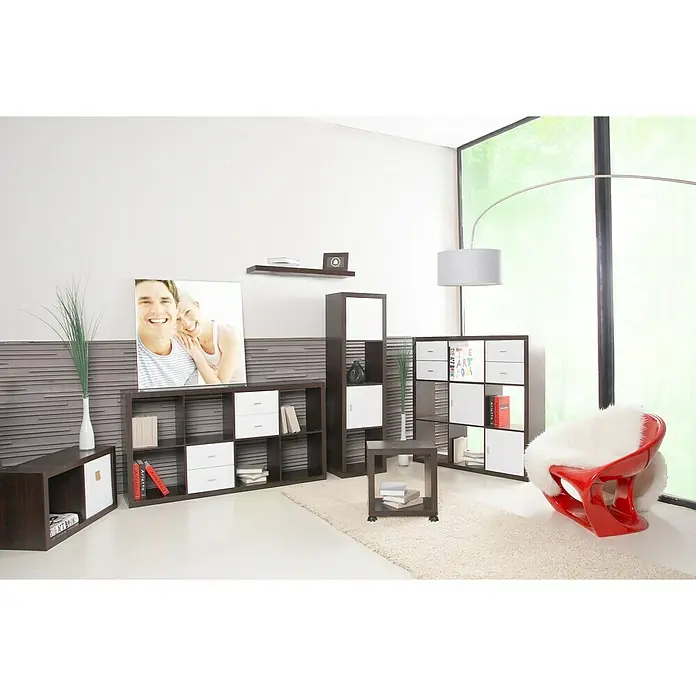 Phönix Caro Regal - L x B x H: 35 x 43 x 150 cm, Schwarz - Stimmungsaufnahme