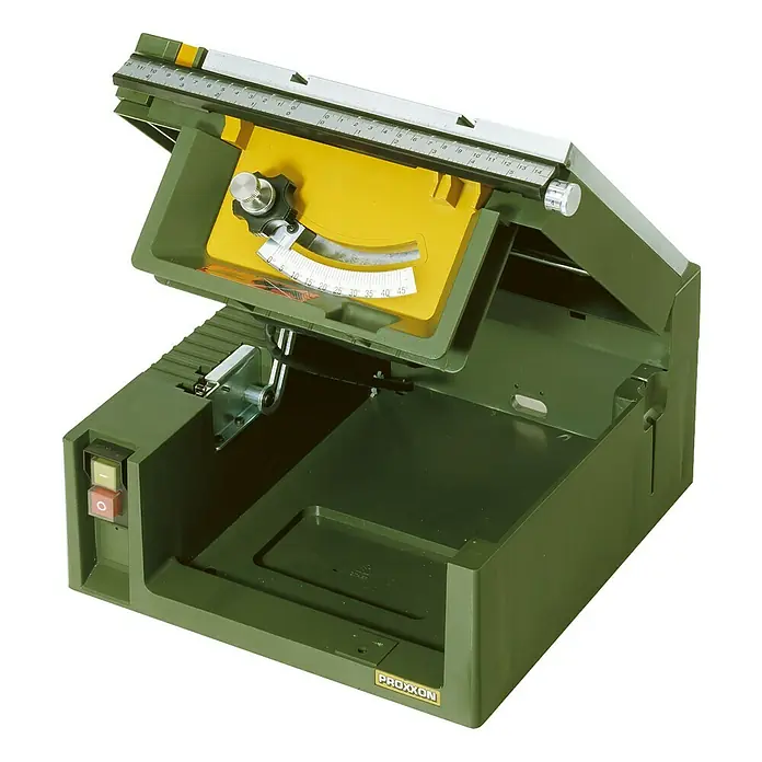 Proxxon Tischkreissäge FET No 27070 - 200 W, Drehzahl: 7.000 U/min, Schnitttiefe: 1 - 22 mm - Vorderansicht