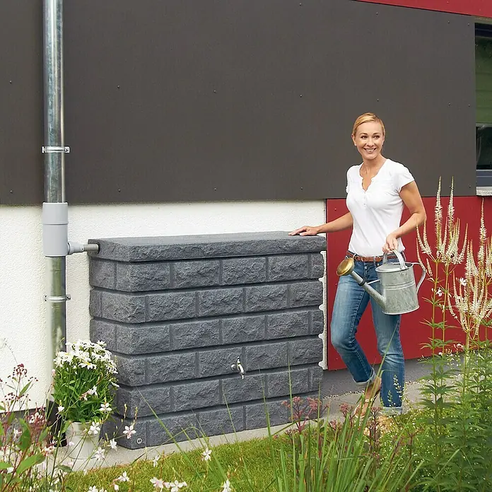 Garantia Exklusive Line Wandtank Rocky - Darkgranite, 400 l - Stimmungsaufnahme