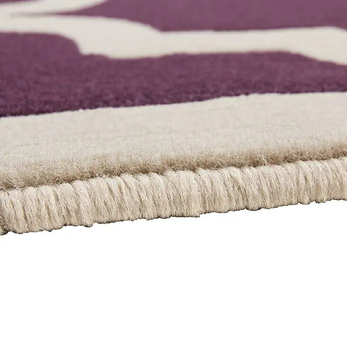 Kayoom Teppich Maroc 2087 - Lila, L x B: 290 x 200 cm, 100 % Polyester - Detailaufnahme