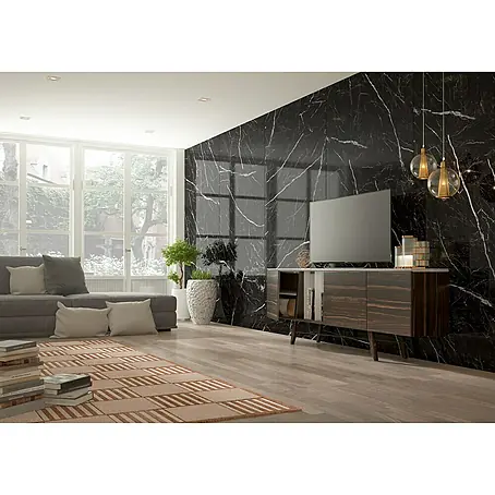 Bariperfil  Revestimiento de pared Metal Black Marble