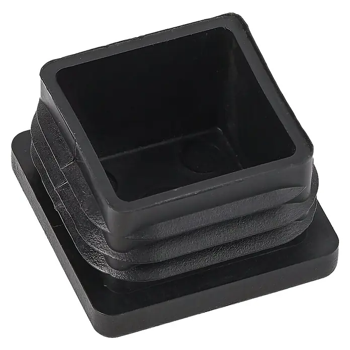 Rohrstopfen - 30 x 30 mm, Schwarz, Kunststoff