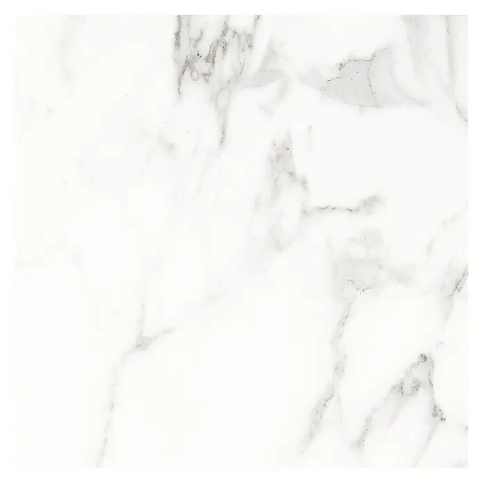 Pavimento porcelánico Palatina Mate - 60,5 x 60,5 cm, Blanco Carrara, Marmolado