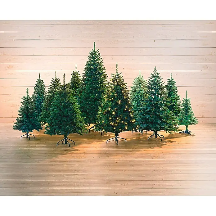 Árbol de Navidad artificial Canmore - 120 cm, Verde, Natural