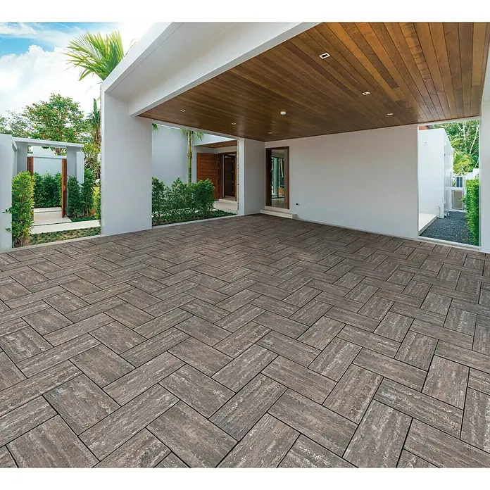 Terrassenplatte Latina - 48 x 24 x 3 cm, Mediterran, Beton