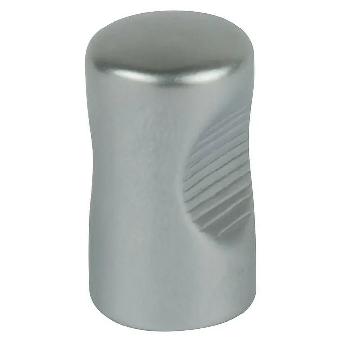 Rei Set de pomos para muebles - 4 pzs., Ø x Al: 14 x 21 mm, Aluminio