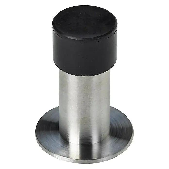 Portaferm Stoper za vrata - 22 x 22 x 85 mm, Vijci, Aluminij - Pogled sprijeda