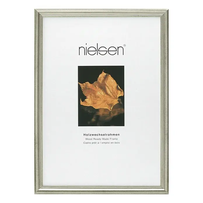 Nielsen Bilderrahmen Ascot - Silber, 24 x 30 cm, Holz