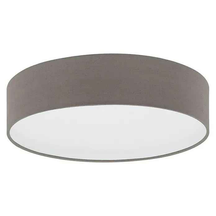 Eglo Deckenleuchte rund Revilla 1 - 40 W, Ø x H: 380 mm x 11 cm, Anthrazit/Braun, E27