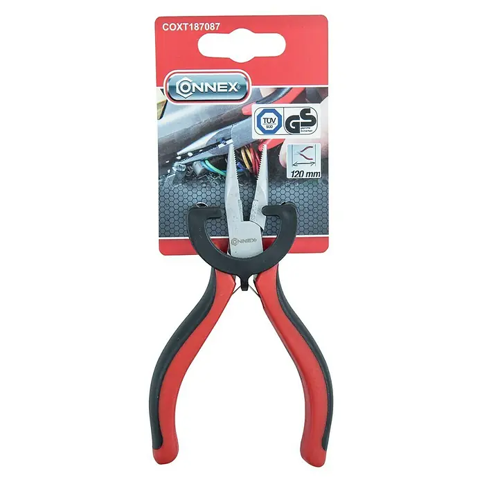 Alicates planos para electrónica - Largo: 120 mm
