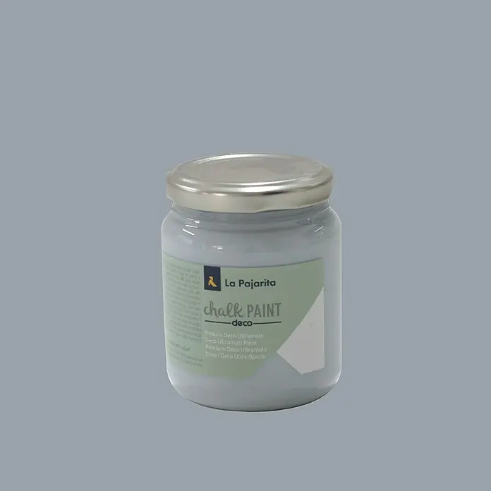La Pajarita Pintura de tiza Chalk Paint - Azul cristal, 175 ml, Mate