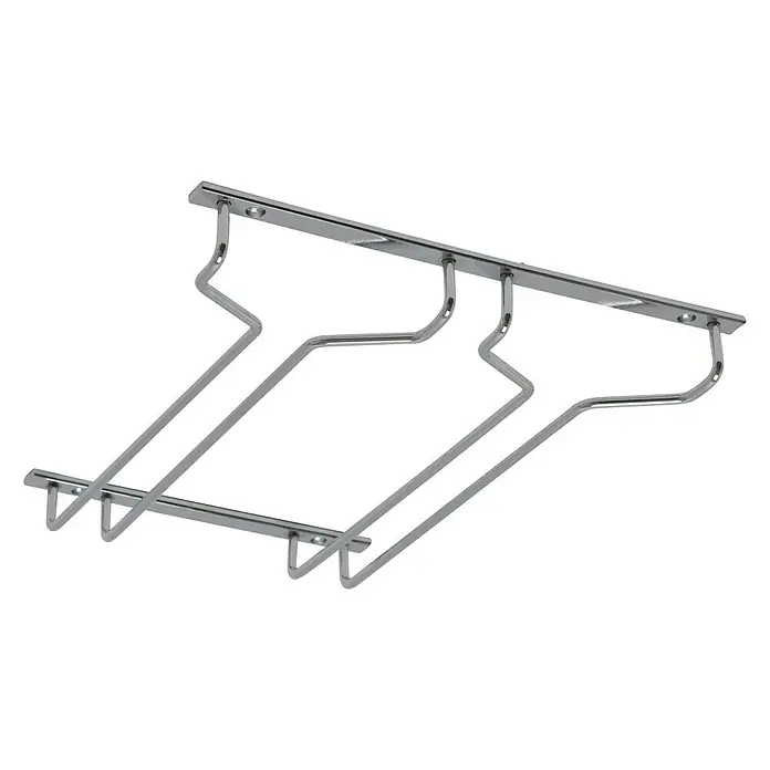 Duraline Soporte - L x An x Al: 24 x 23,5 x 3 cm, Cromado, Específico para: Copas