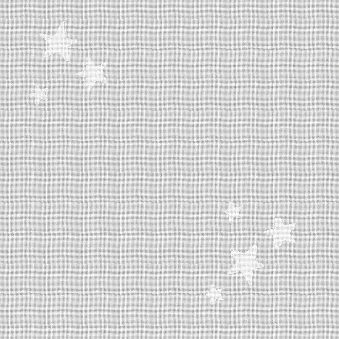 Visillo para ventana Grus - 140 x 270 cm, 100% poliéster, Blanco/gris