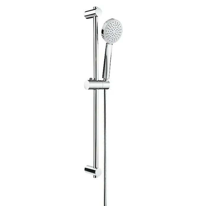 Roca Conjunto de ducha Stella 100-1 - Distancia entre orificios: 60 cm - 64 cm, Tipos de chorro: Rain, Cromo