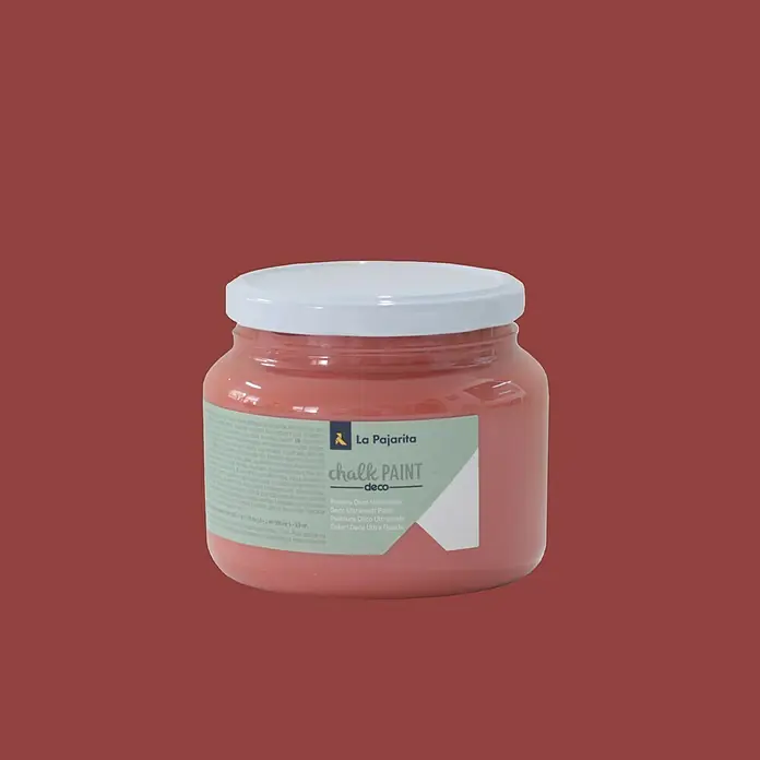 La Pajarita Pintura de tiza Chalk Paint - Marsala, 500 ml, Mate