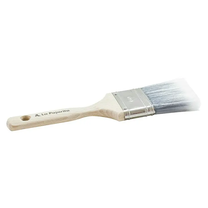 La Pajarita Pincel plano angular Nº 60 - Fibra sintética, Madera, Largo: 61 mm