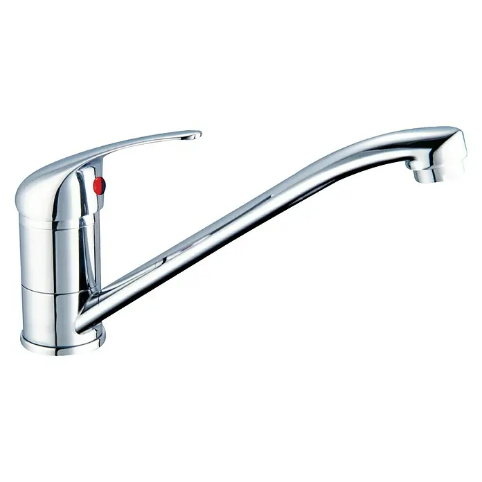 Rousseau Memphis Grifo de cocina - Cromo, Brillante, Caño horizontal