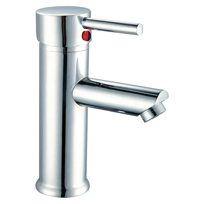 Rousseau Tubular Grifo de lavabo - Cromo