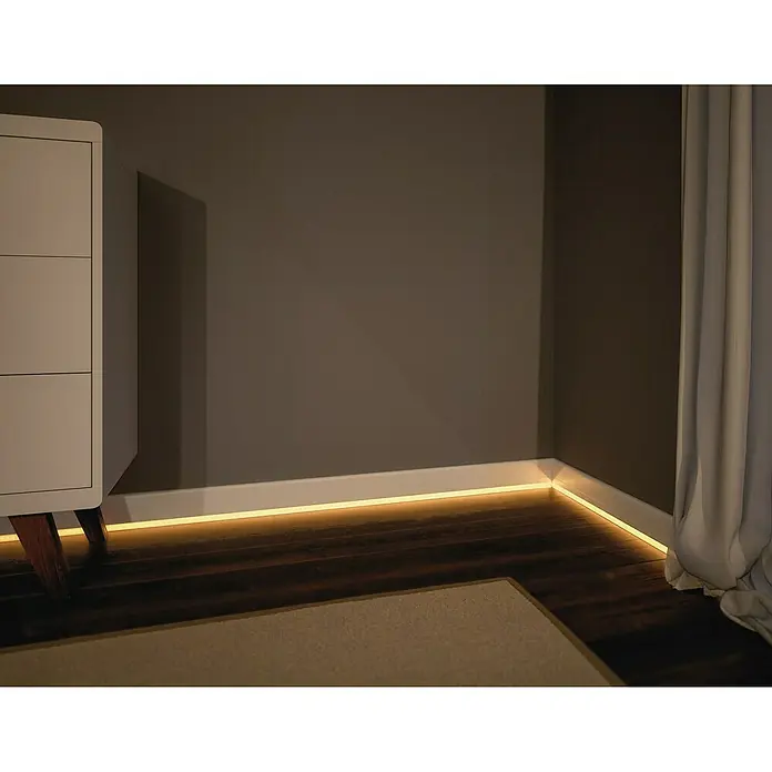 Paulmann Socle Profil Diffusor - 1 m, Aluminium, Eloxiert - Stimmungsaufnahme