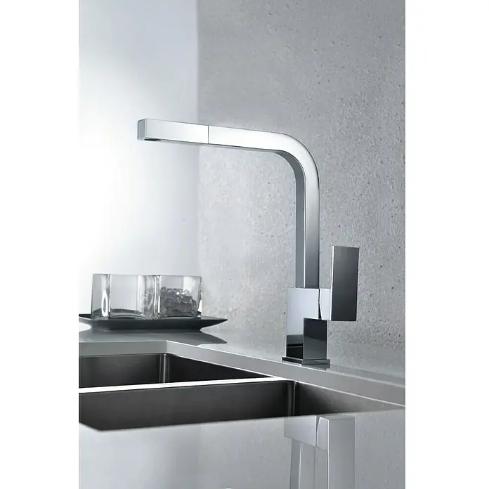 Imex Grifo de cocina Constanza - Cromo, Brillante, Grifo extraíble