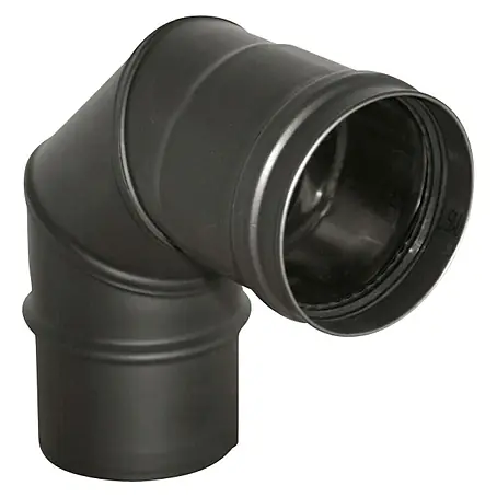 Codo para tubos de pellets