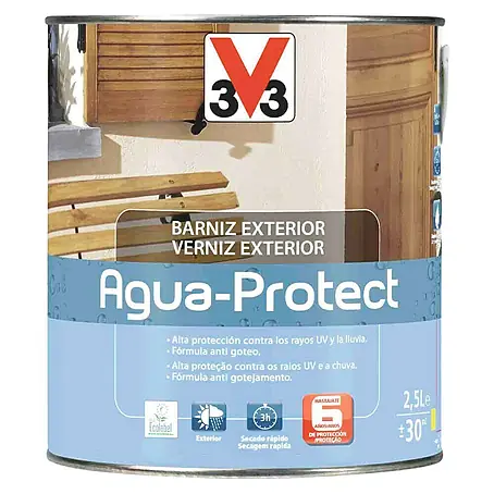 V33  Barniz Exterior Agua Protect