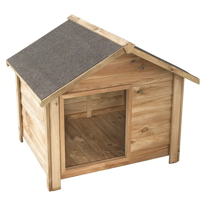 Forest-Style Caseta para perro Willow S - Natural, 80 x 90 x82 cm, Madera de pino