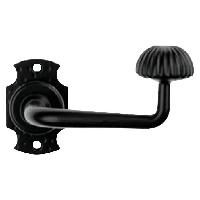 GDK Juego de manillas Rústica 0260/97 - Largo: 12,5 cm, Negro