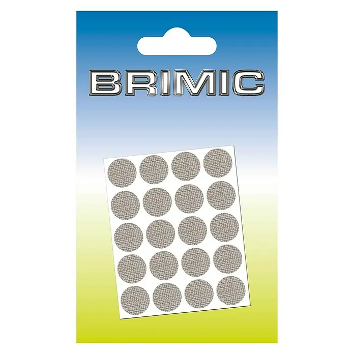 Micel Brimic Tapón embellecedor Textil oscuro - Diámetro: 13 mm, Pegado, 20 uds.