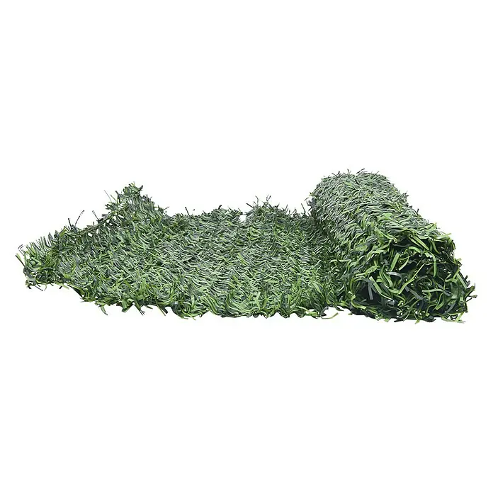 Malla de ocultación seto artificial Hoja Ancha - Verde, L x Al: 3 x 1 m