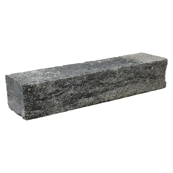 EHL Mauerstein Anzio - Grau/Anthrazit, 60 x 15 x 12 cm, Beton - Linke Seitenansicht