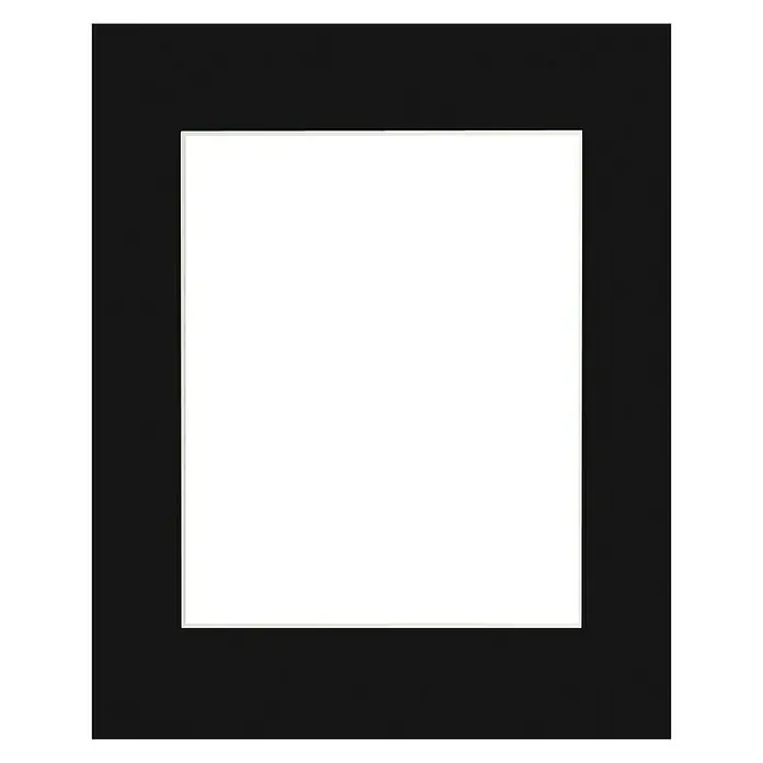 Nielsen Paspartu White Core - Crne boje, D x Š: 40 x 50 cm, Format slike: 28 x 35 cm - Pogled sprijeda