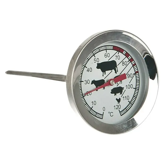 Westline Räucher-& Fleischthermometer - Bis 120 °C - Vorderansicht