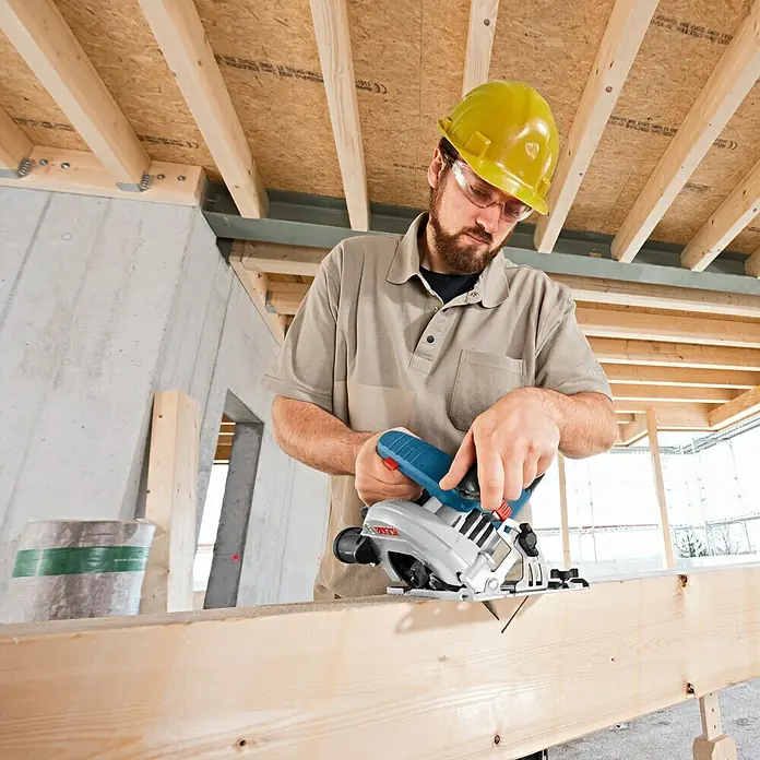 Bosch Professional Akumulatorska kružna pila GKS 18V-57 - 18 V, Bez akumulatora, Broj okretaja pri praznom hodu: 3.400 o/min, List pile: Ø 165 mm