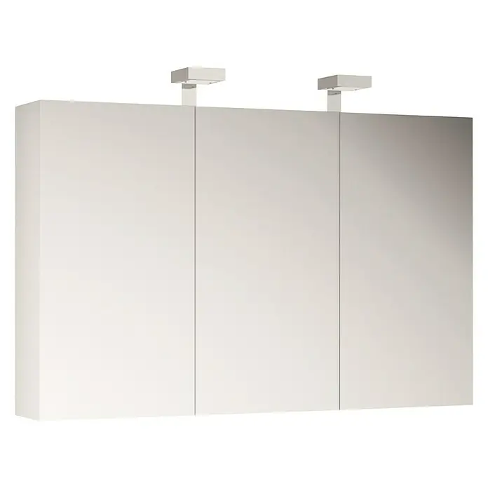 Allibert Badmöbel-Set Alma - 120 cm, 3 -tlg., Weiß, Seidenglanz