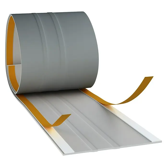 BaukulitVox Flexprofil Efetto - Silbergrau, 3.000 x 50 x 1,5 mm - Rechte Seitenansicht