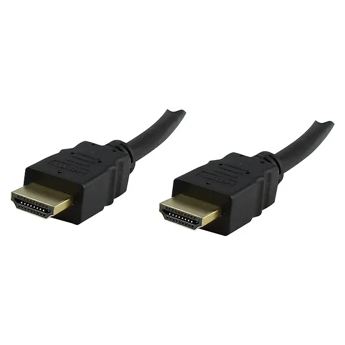 Schwaiger HDMI-Kabel - 1,5 m, Geschirmt, Vergoldete Kontakte - Vorderansicht