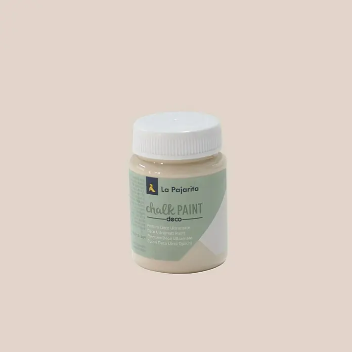 La Pajarita Pintura de tiza Chalk Paint - Nude, 75 ml, Mate - Vista frontal