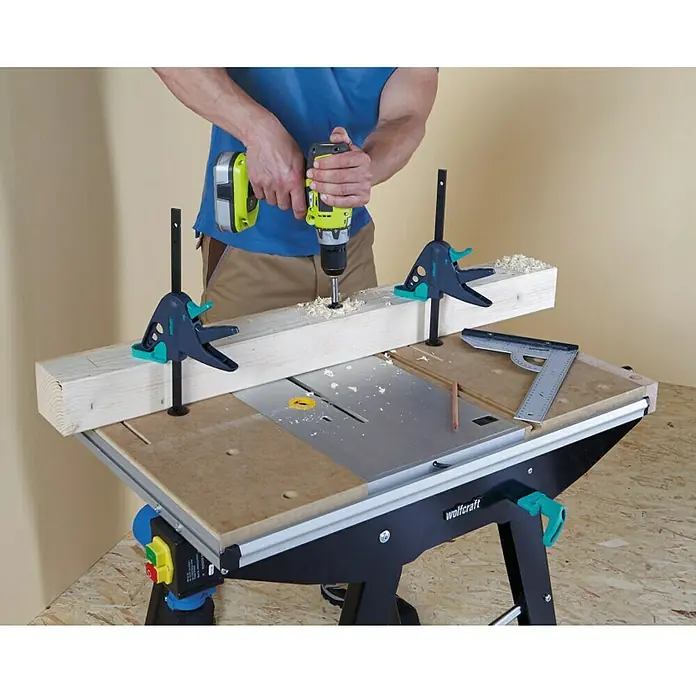 Wolfcraft Sargento 65-150-W - Metal - Producto en uso