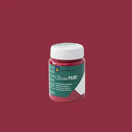 La Pajarita  Pintura Gloss Paint rojo emperador, 75 ml