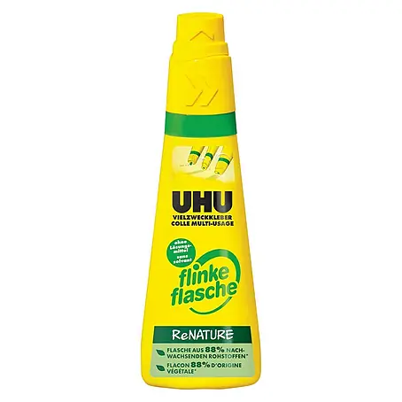 UHU Flinke Flasche Vielzweck-Kleber ReNature