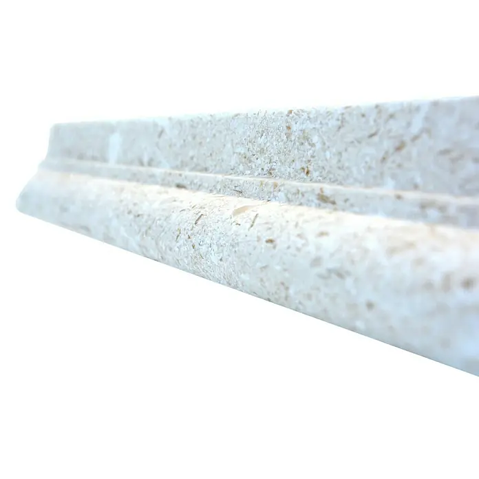 Fliesenbordüre Colonial PO 49348 - 30,5 x 4,8 cm, Creme, Matt - Detailaufnahme